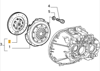 60510331 / 46550911 Alfa Romeo 164 (87-92) 3.0 V6 / 2.5 TD Kupplungsscheibe