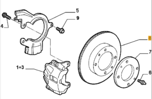 46427949 Alfa Romeo 145/146 & Fiat Bremsscheibe 284x22 vorne
