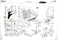 116085582802 Alfa Romeo Alfetta 1.6/1.8/2.0 116 Fensterdichtung vorne rechts