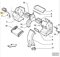 77362657 / 60815096 Alfa Romeo 166 & Lancia Kappa Widerstand Heizung