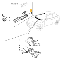 46548671 Alfa Romeo 147/156 (2001-05)/GT 937 & Lancia Lybra Regen Sensor