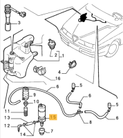 60507088 Alfa Romeo electric Pump Headlight Cleaning
