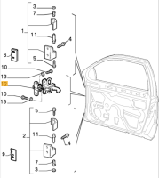 46767090 Alfa Romeo 146 (1999-2000) Türspanner vorne