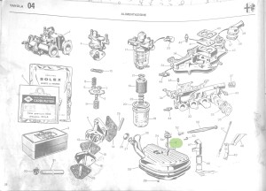 60711451 / 105083205000 Alfa Romeo 105 Tankgeber (Borletti)