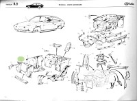 116005008602 Alfa Romeo Alfetta 116 Frontblech