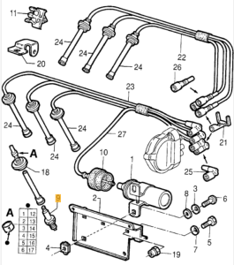 60569086 Alfa Romeo 164 3.0 V6 Zündkerze