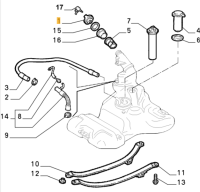 7777453 / 60807404 / 60809581 Alfa Romeo 155 & Fiat & Lancia Tankdeckel