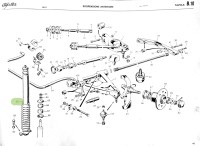 116502107000 Alfa Romeo Alfetta/GT/GTV 116 & Giulietta 116 & Berlina 105 Stoßdämpfer vorne (Spica)