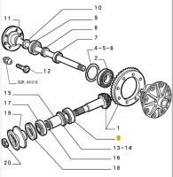 60517118 Alfa Romeo Spider & GT 105/115 200 Differential Bearing