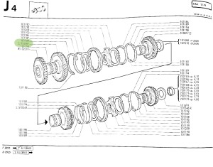 510587 Alfa Romeo Alfasud/Sprint Gear Wheel 1.Gear