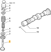 60503993 / 133470 Alfa Romeo 33 ED.99 & Alfasud & Sprint & Arna 1.2-1.3-1.5 Outlet Valve 33mm