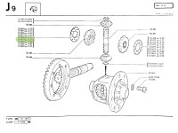 60709442 / 101479 Alfa Romeo Alfasud Ausgleichsscheibe Differential 0,75mm (Preis je Stück)