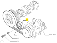 500393575 Fiat Ducato Spannrolle