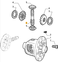 60502700 / 101485 Alfa Romeo 33 (88-90) & Alfasud Differentialstift