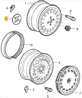 60508888 Alfa Romeo 164 Distanzscheibe 5mm Rad