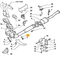 60507018 / 116080174700 Alfa Romeo & Fiat & Lancia Dichtung Auspuff