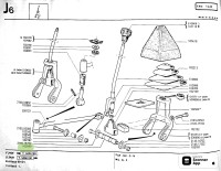 60502646 / 102099 Alfa Romeo Alfasud Abstandhalter Schaltgestänge