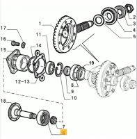 101442 / 60502669 Alfa Romeo 33 & 145/146 BZ/DS & Alfasud/Sprint Wellendichtring rechts