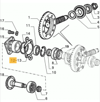 101455 / 60502678 Alfa Romeo 33 & 145/146 BZ/DS & Alfasud/Sprint Scheibe 1,15 Differential