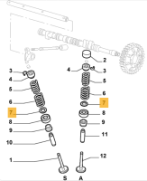 60507482 / 119130331600 Alfa Romeo & Fiat & Lancia Scheibe Ventil