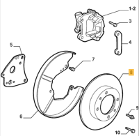 71739572 / 60576335 Alfa Romeo 33/145/155 & Fiat Bremsscheiben Set hinten (561923J Jurid)