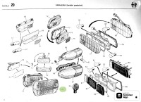 105446501200/01 Alfa Romeo GTV 1750 105 Glas Rückleuchte rechts (Carello)