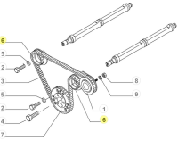 60620442 Alfa Romeo & Lancia Ausgleichswellenantriebsrad