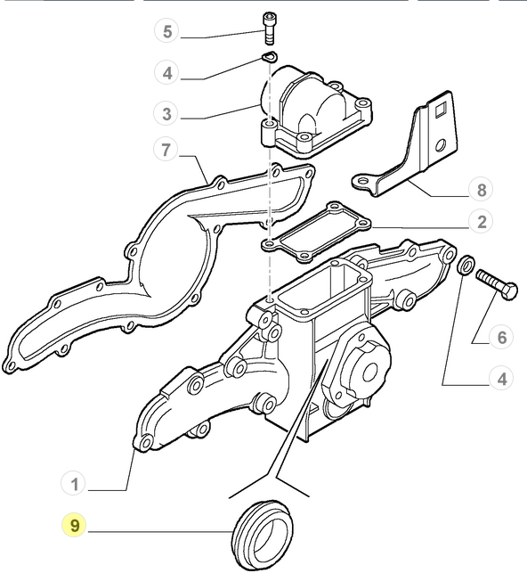 60555344 60565725 Alfa Romeo 145 146 156 Öldichtung f&u