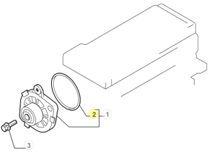 5894834 60812845 Alfa Romeo & Fiat/Lancia Dichtung Wasserpumpe (Preis je Stück)