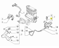 60813175 14459780 Alfa Romeo & Fiat/Lancia thermostat gasket