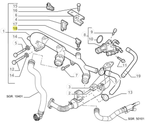 14453080 60807680 Alfa Romeo 159 / 166 / 33 / MiTo / Fiat & Lancia se ...