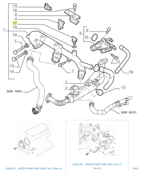82457342 60815281 Alfa Romeo 166 / 159 / Brera/ Spider / Fia