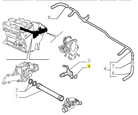 14457580 60801031 Alfa Romeo & Fiat/Lancia Dichtung...