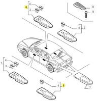 156036160 156034651 Alfa Romeo 156 Schalterblende
