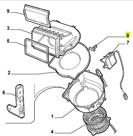 46721517 60815130 Alfa Romeo 166 & Lancia Kappa Klimaanl