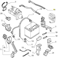 60691537 60667466 Alfa Romeo 156 battery cable