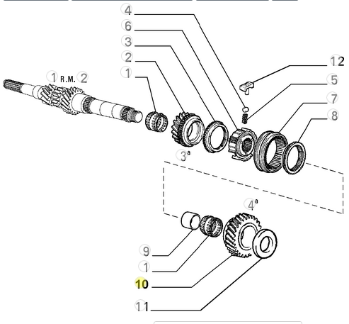 46548822 60815565 Alfa Romeo & Fiat/Lancia Getriebezahnrad