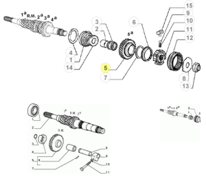 60813099 Alfa Romeo 156 / 146 / 145 gear transmission