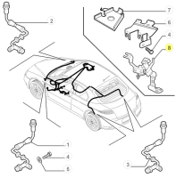60693575 Alfa Romeo GT / 156 / 147 Halterung für ABS-Sensor links
