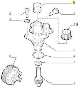 9609284180 9609184180 Fiat Ducato / Ulysse / Scudo & Lancia Zeta Obere Dichtung Kilometerzähler