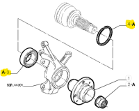 71714462 60815903 Alfa Romeo & Fiat/Lancia - wheel bearing