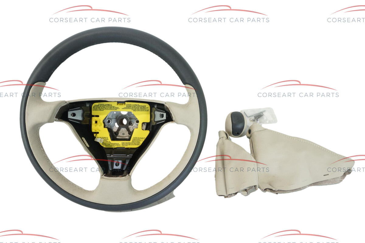 Alfa Romeo 166 Lenkrad Leder (schwarz/creme) mit Schaltknauf