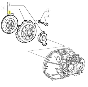 60558161 60811695 Alfa Romeo 164 / 155 - clutch disc