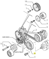 60630428 60815976 Alfa Romeo & Fiat/Lancia - Riemenscheibe für Kurbelwelle