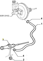 55196177 55189164 Alfa Romeo GT 937 / 147 - clutch slave cylinder