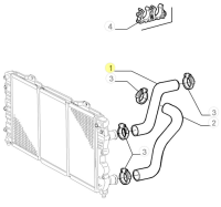 60583899 Alfa Romeo Spider 916 - radiator hose