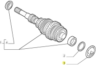 46473379 46445979 Alfa Romeo & Fiat/Lancia - gear oil guide ring