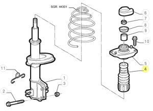 7762158 Fiat & Lancia - front suspension