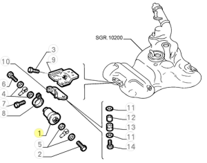 71736100 ELE 6006 Alfa Romeo & Fiat/Lancia - Kraftstofffilter (MECAFILTER)