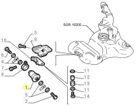 71736100 ELE 6006 Alfa Romeo & Fiat/Lancia - Kraftstofffilter (MECAFILTER)